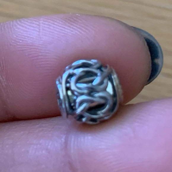 Retired Pandora Essence Collection Friendship Charm Sterling Silver - Picture 4 of 7